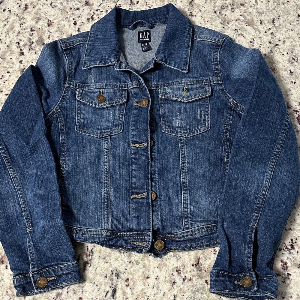 Girl’s Size Large GAP Classic Indigo Denim Jacket